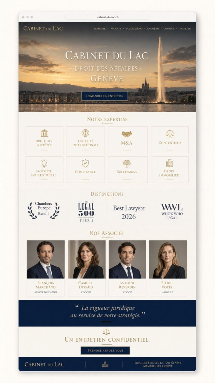 Concept Khoma · Étude d'avocats