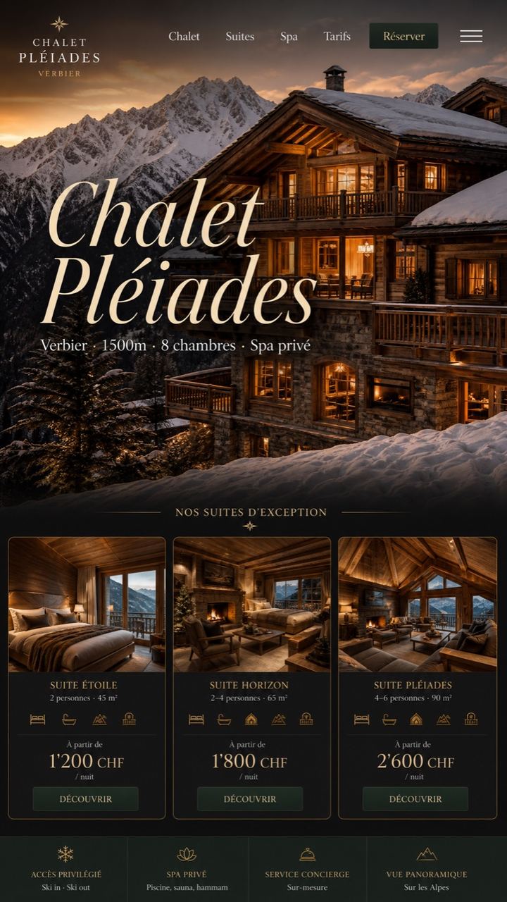 Concept Khoma · Chalet alpin